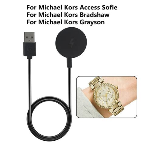 michael kors grayson smart watch charger.